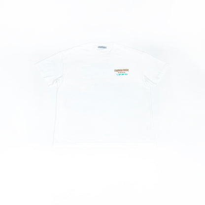 COLLEGE LOGO TEE/WHITE