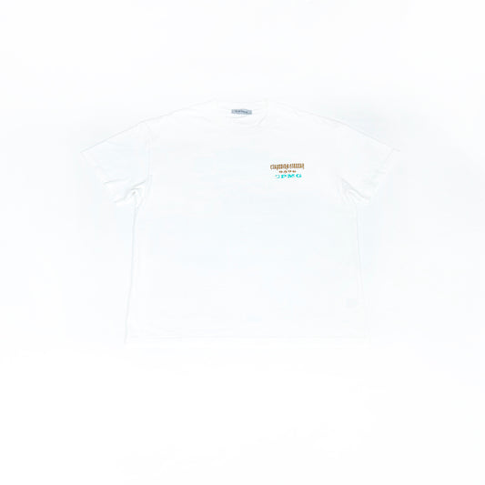 COLLEGE LOGO TEE/WHITE