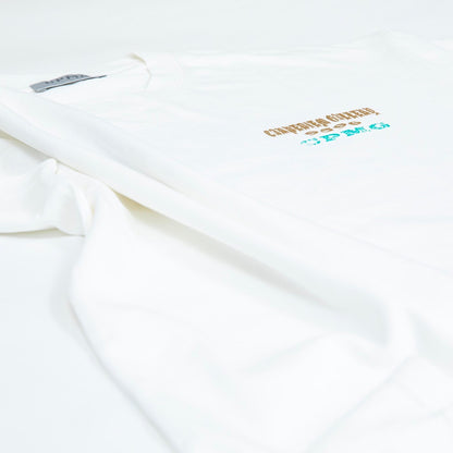 COLLEGE LOGO TEE/WHITE